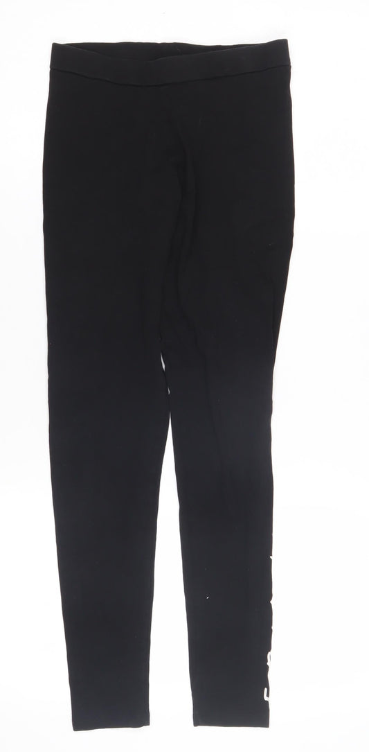 Primark Girls Black Friends Leggings 11-12 Years TV Theme