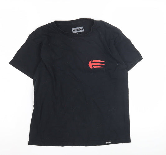 Etnies Unisex Black Medium T-Shirt - Cotton Crew Neck