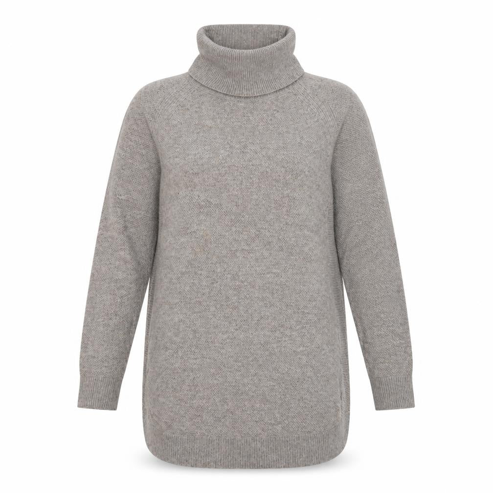 Warehouse Women's Grey Roll Neck Pullover Jumper