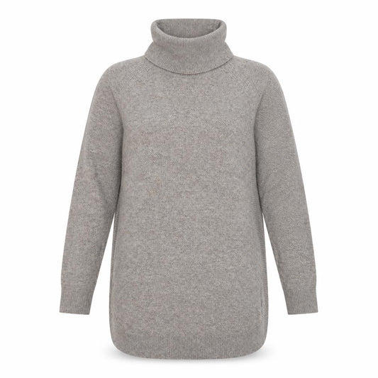 Warehouse Women's Grey Roll Neck Pullover Jumper
