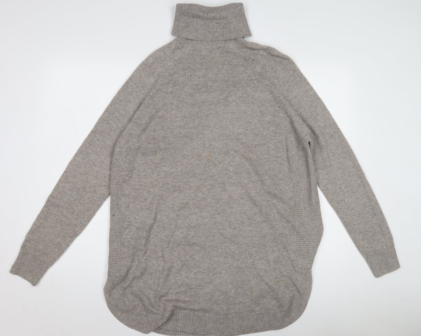 Warehouse Women's Grey Roll Neck Pullover Jumper