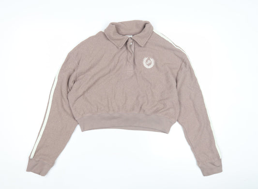 Victoria's Secret PINK Beige XS Collared Sweatshirt Women