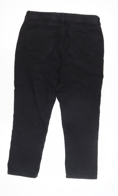 Back view of Dorothy Perkins Women's Black Jeans, size 12