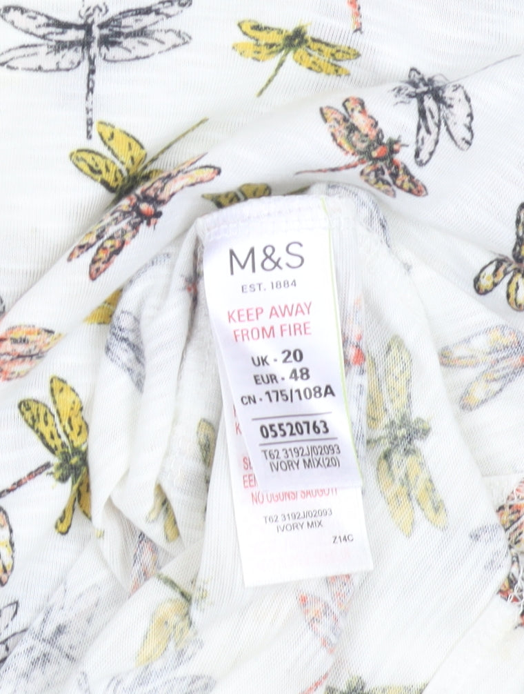 Marks and Spencer Women’s Multicoloured T-Shirt
