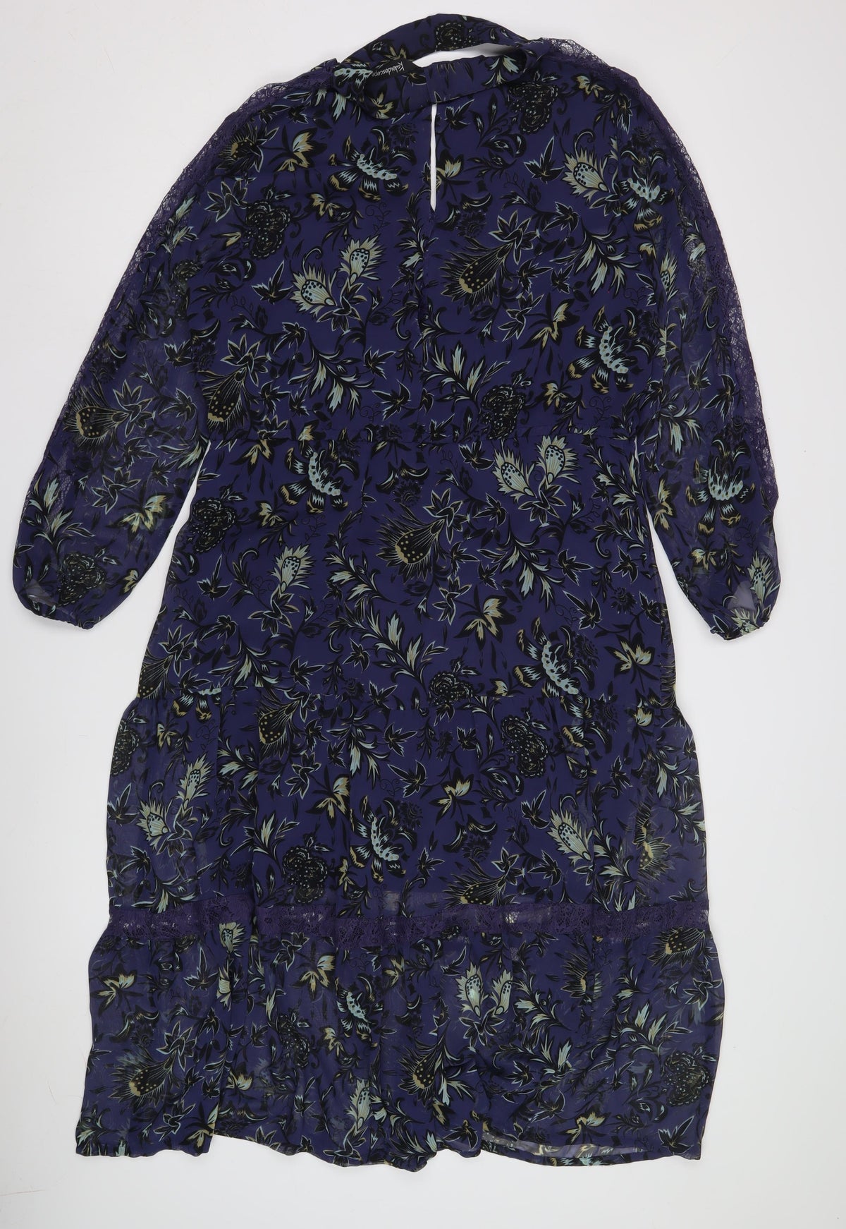 Kaleidoscope Women's Multicoloured Floral Dress Size 14