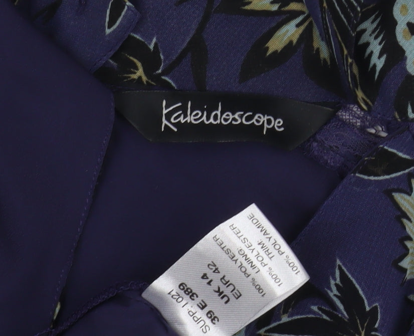 Kaleidoscope Women's Multicoloured Floral Dress Size 14