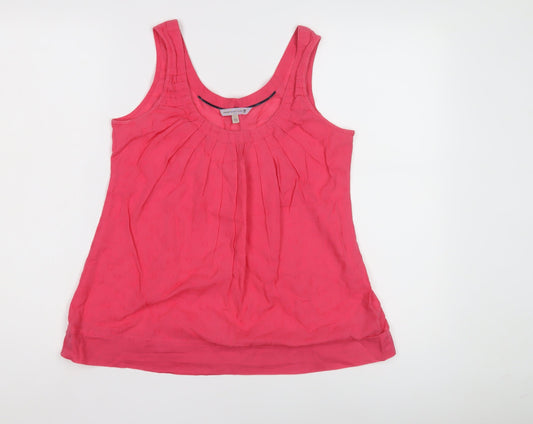 Women's Pink Tank Top, Size 10, Scoop Neck, Casual