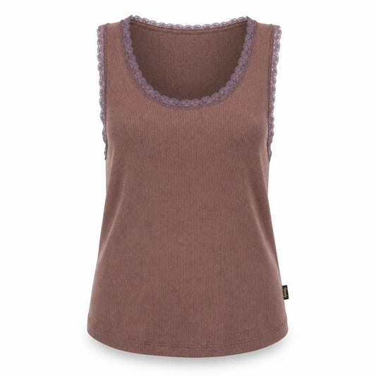 Superdry Women’s Brown Lace Tank Top Size S