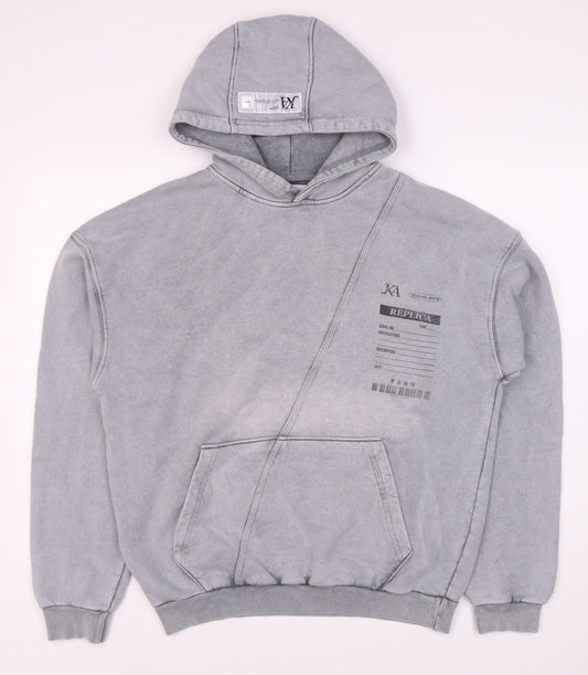 JK Attire Men's Grey XS Pullover Hoodie