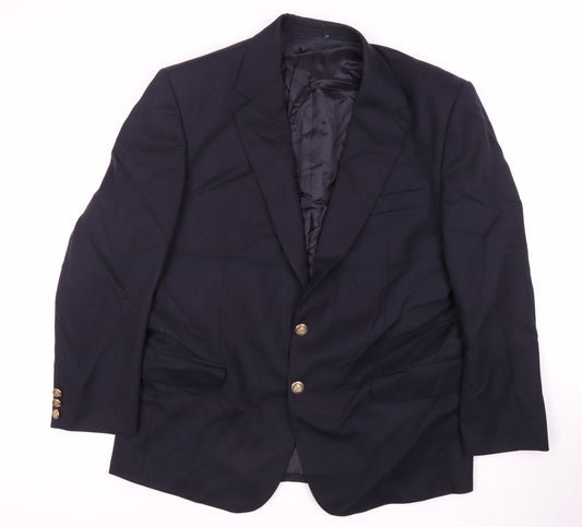 Radford Men's Blue Wool Blazer 42S