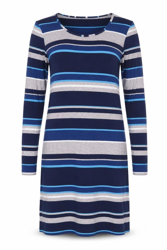 Long Tall Sally Women's Multicoloured Striped Shift Dress M