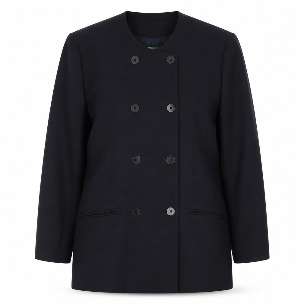 Viyella Women's Black Wool Blazer Size 18 Formal
