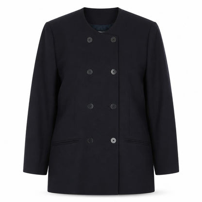 Viyella Women's Black Wool Blazer Size 18 Formal