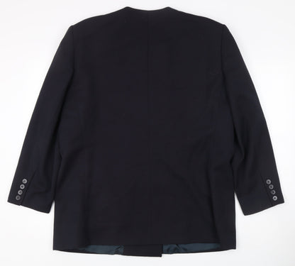 Viyella Women's Black Wool Blazer Size 18 Formal