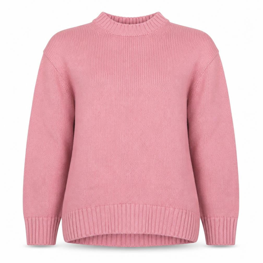 Next Women Pink Mock Neck Pullover Jumper Size 14