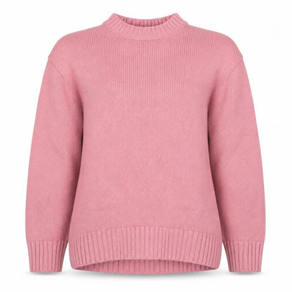 Next Women Pink Mock Neck Pullover Jumper Size 14