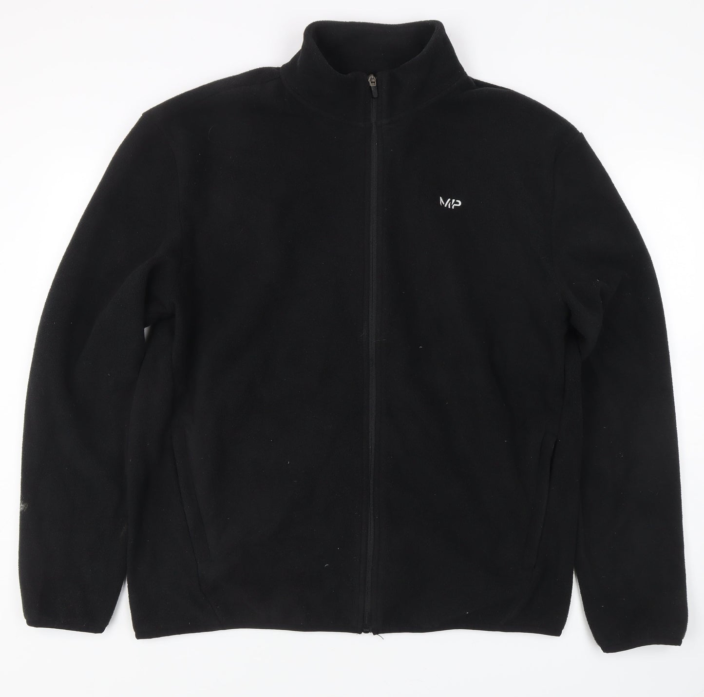 MP Men's Black Fleece Full Zip Jacket - L