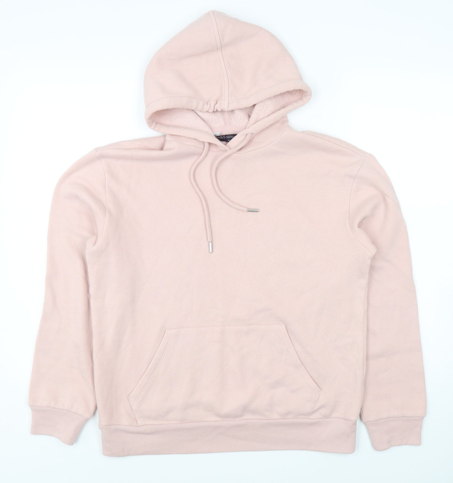 Marks and Spencer Women's Pink Pullover Hoodie Size 10