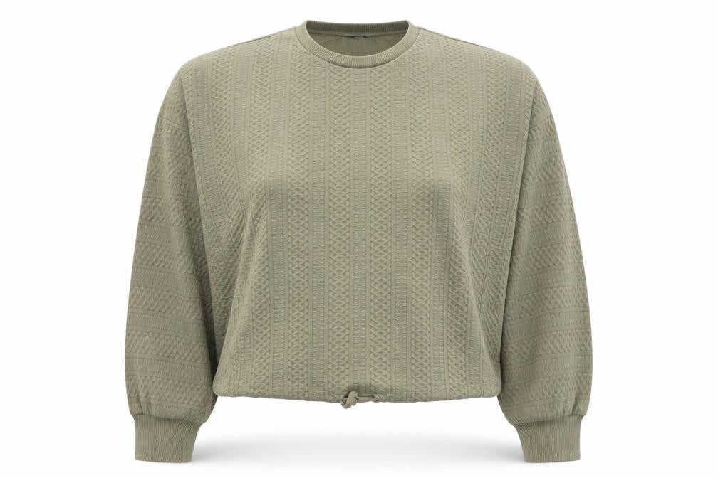 Bershka Women's Green XS Pullover Sweatshirt