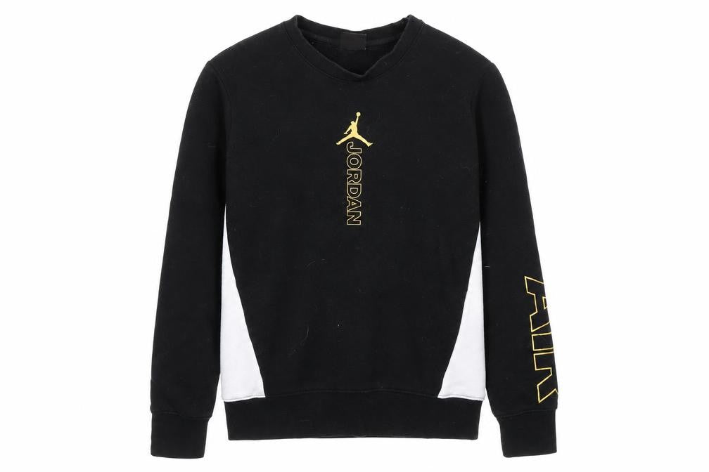 Jordan Boys Black Pullover Sweatshirt 12-13 Years Logo Graphic
