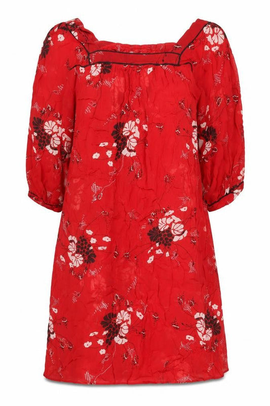 ASOS Women's Red Floral Dress, Size 12, Summer Casual