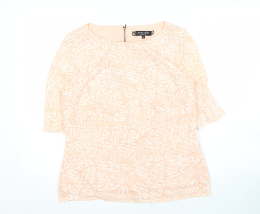 Principles by Ben de Lisi Floral Blouse for Women in Beige Size 14