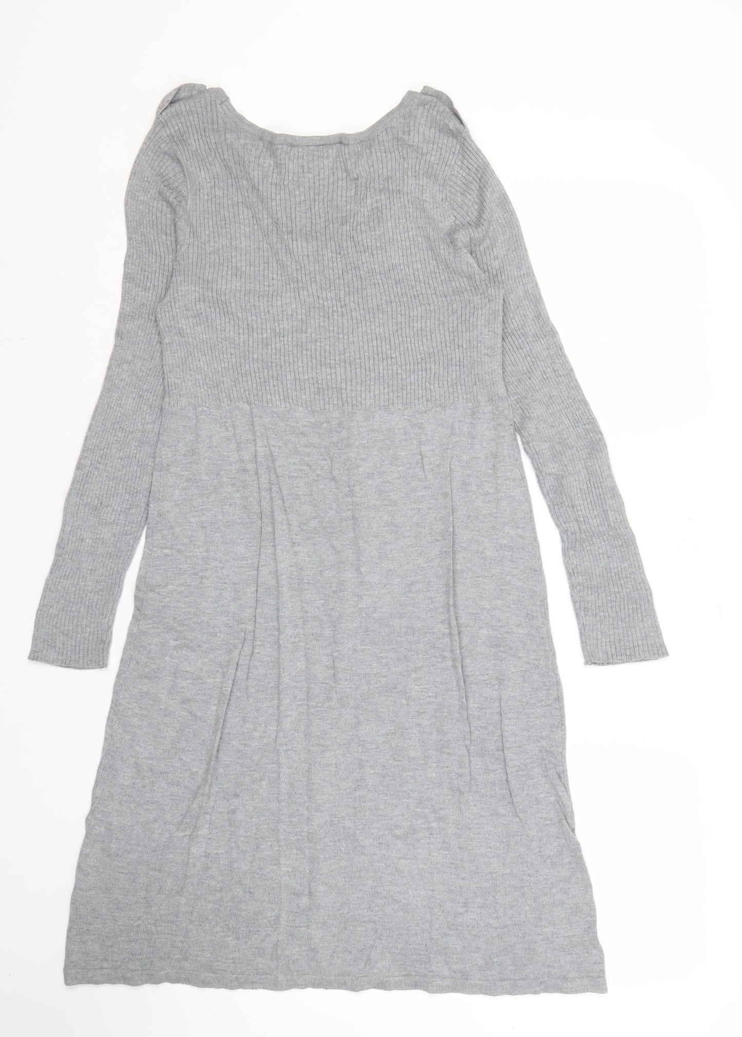 Wallis Grey Women's Cardigan M Regular Long Sleeve