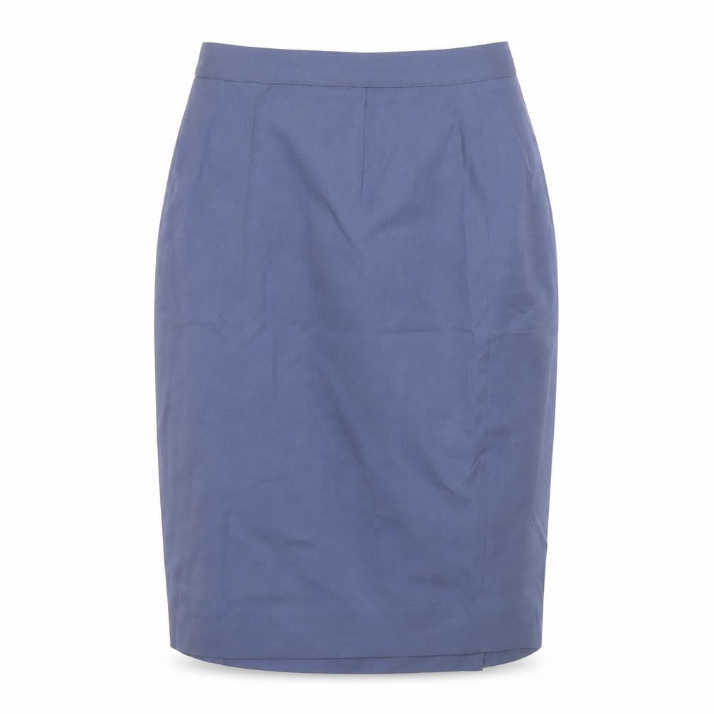 Talbots Women's Blue Wool Pencil Skirt, Size 4