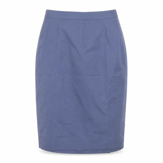 Talbots Women's Blue Wool Pencil Skirt, Size 4