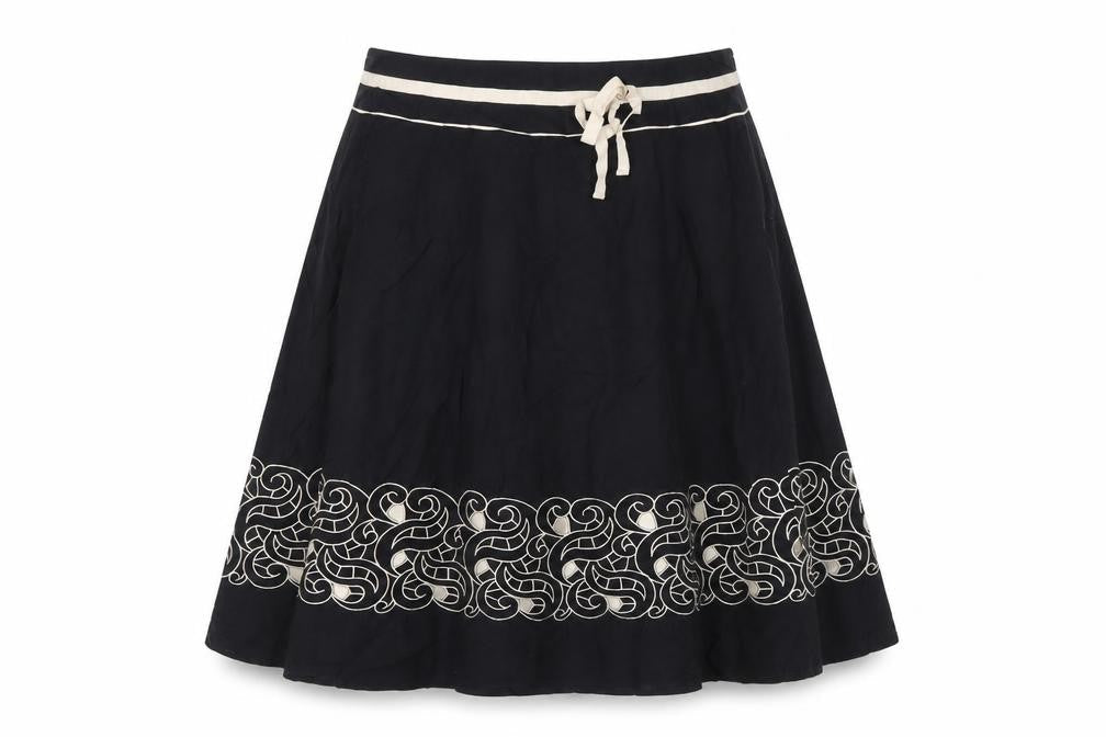 Kaliko Women's Black A-Line Skirt Size 14