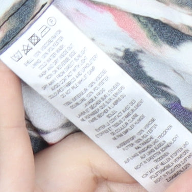 Close-up detail of French Connection Women's Multicoloured Dress, size 16