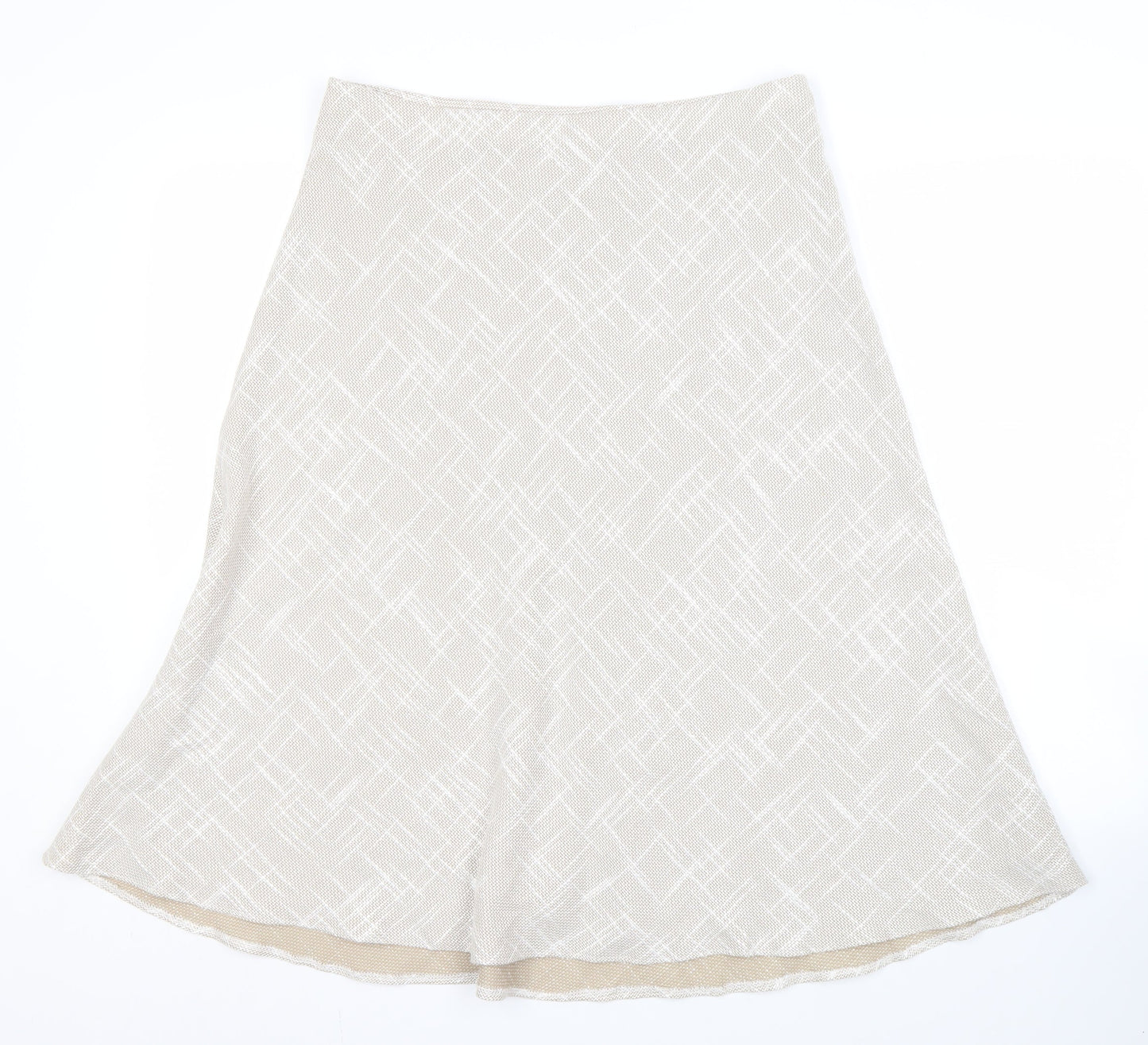 Roman Originals Women's Beige A-Line Skirt Size 12