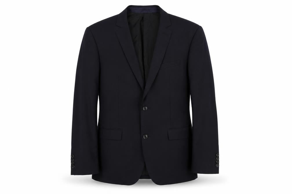 Zara Men's Blue Suit Jacket 44 Regular Fit Formal