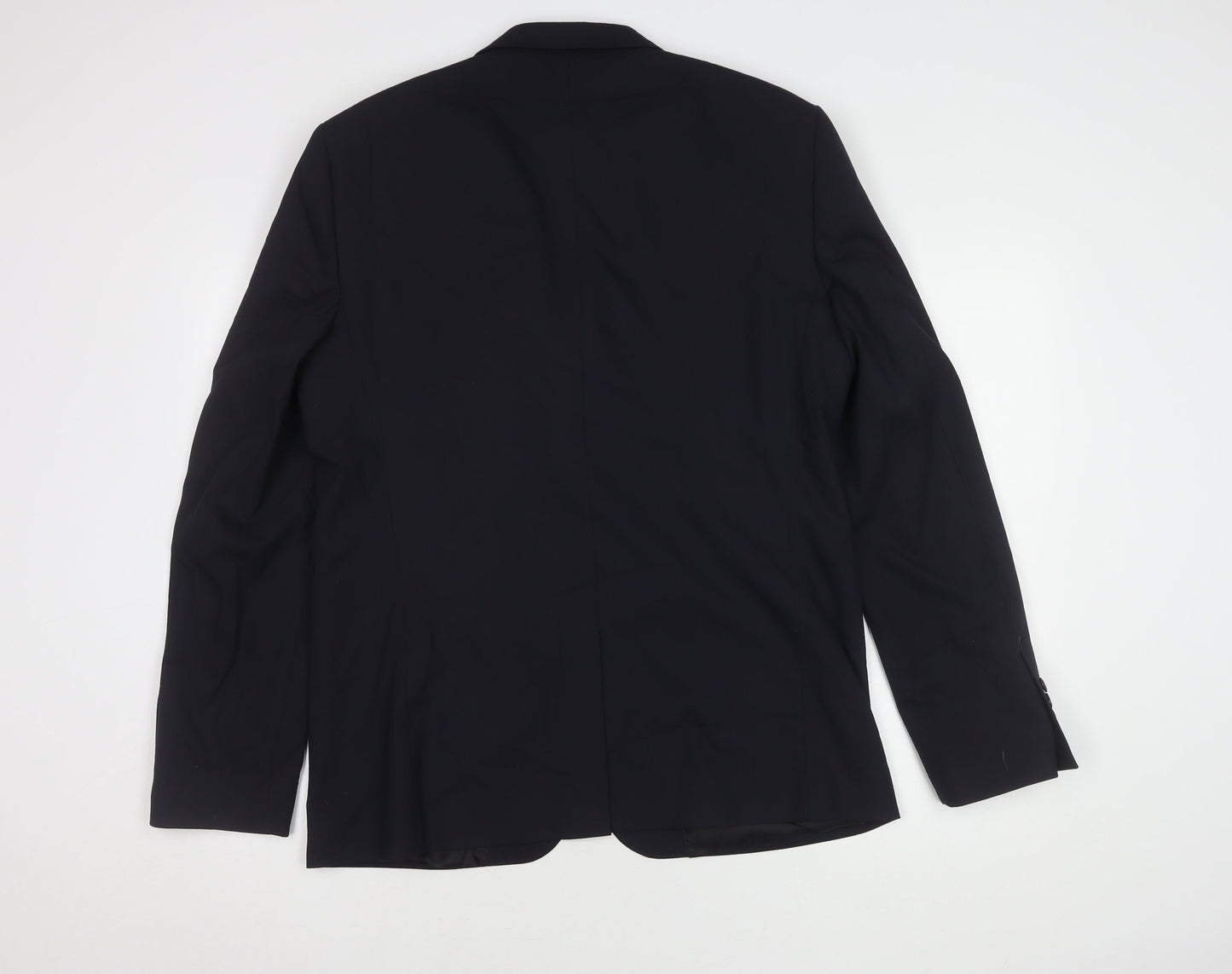 Zara Men's Blue Suit Jacket 44 Regular Fit Formal