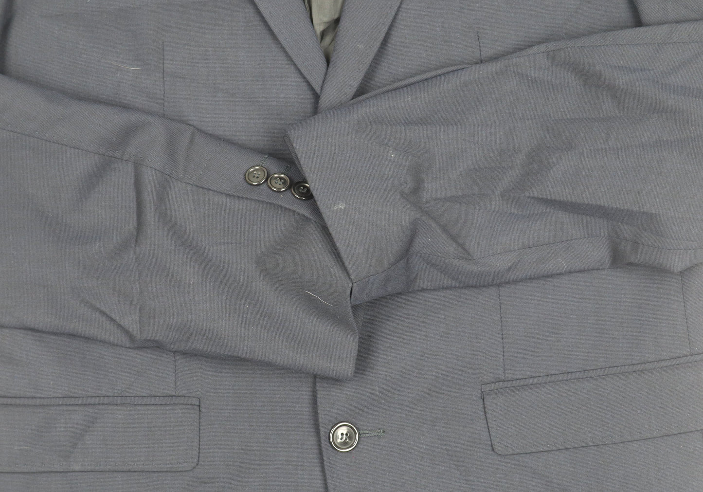 Zara Men's Blue Suit Jacket 44 Regular Fit Formal