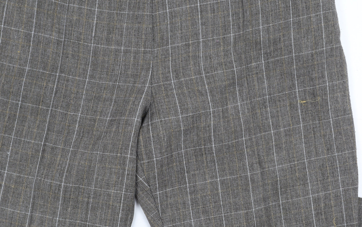 Damart Women's Grey Check Trousers, Size 26 - Casual Style