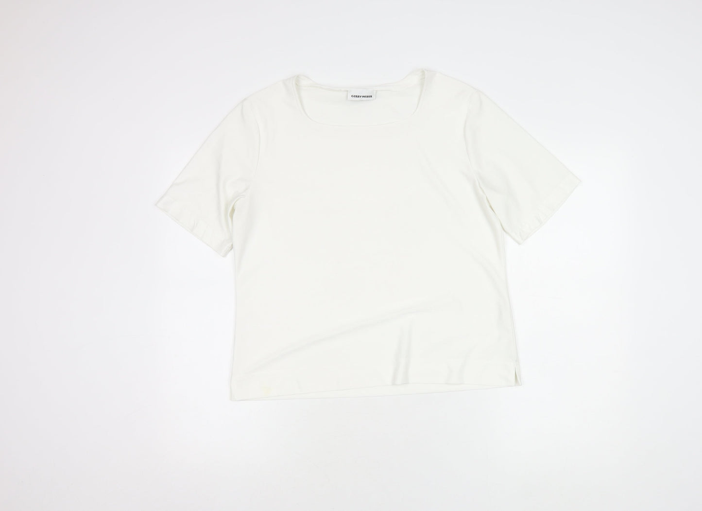 Gerry Weber Women's White Polyester Top UK 12
