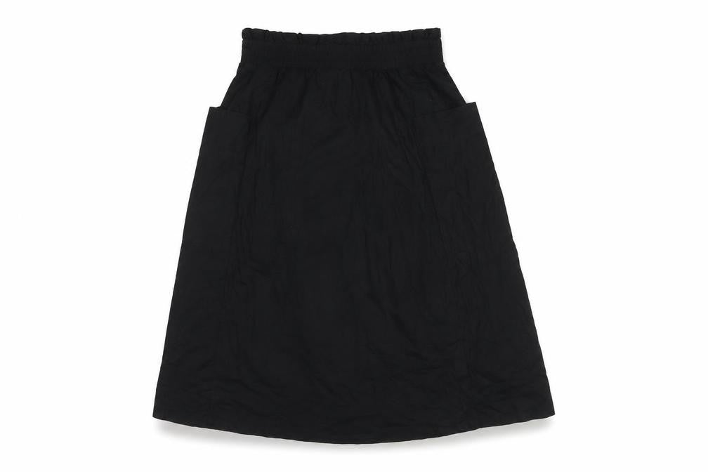 Monki Women's Black A-Line Skirt Cotton 2XS