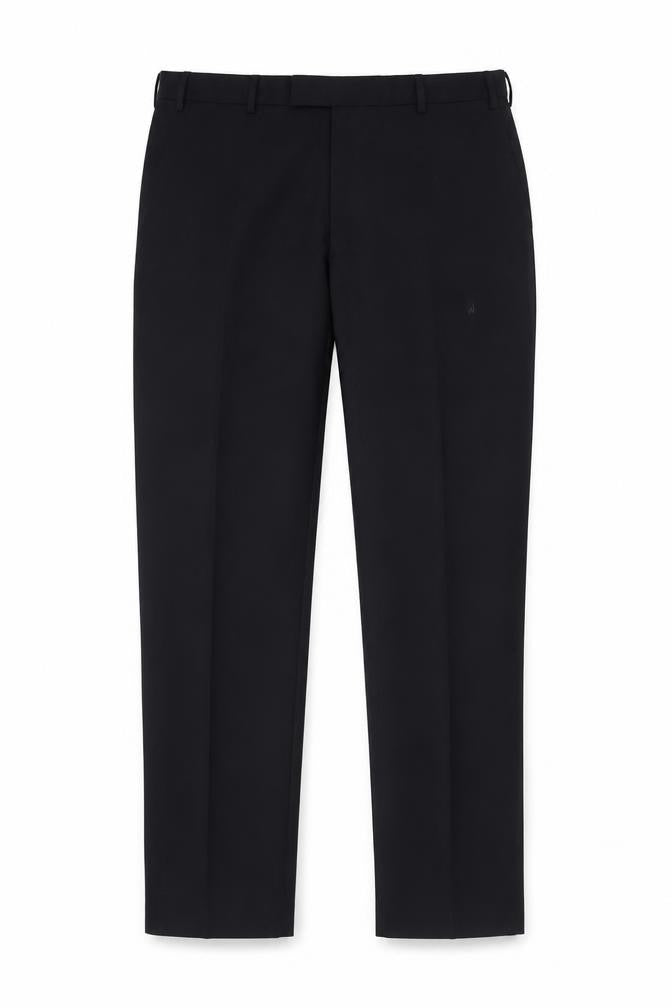 Marks & Spencer Men's Black Regular Fit Trousers