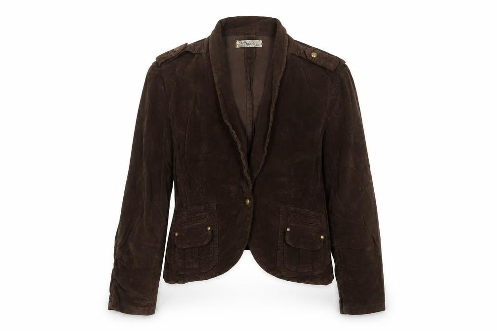 Noa Noa Women's Brown Blazer Size 12 Regular Fit
