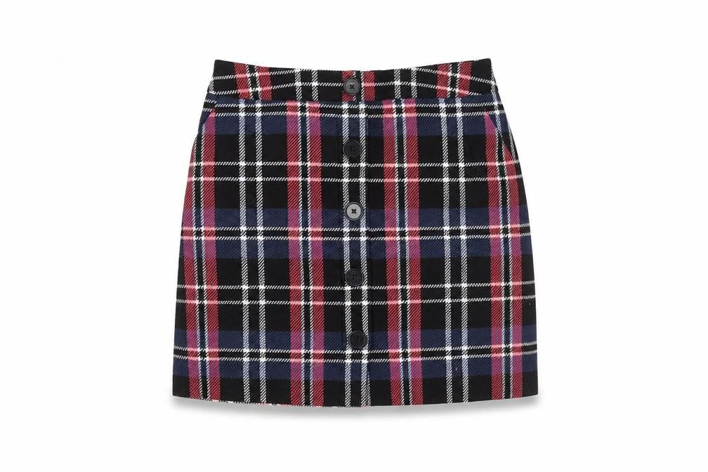 Marks & Spencer Women's Multicoloured Plaid Skirt Size 12