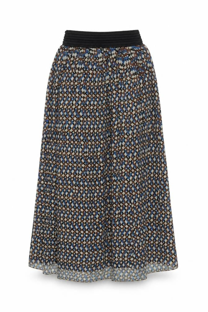 Modissima Women's Multicoloured Pleated Skirt M
