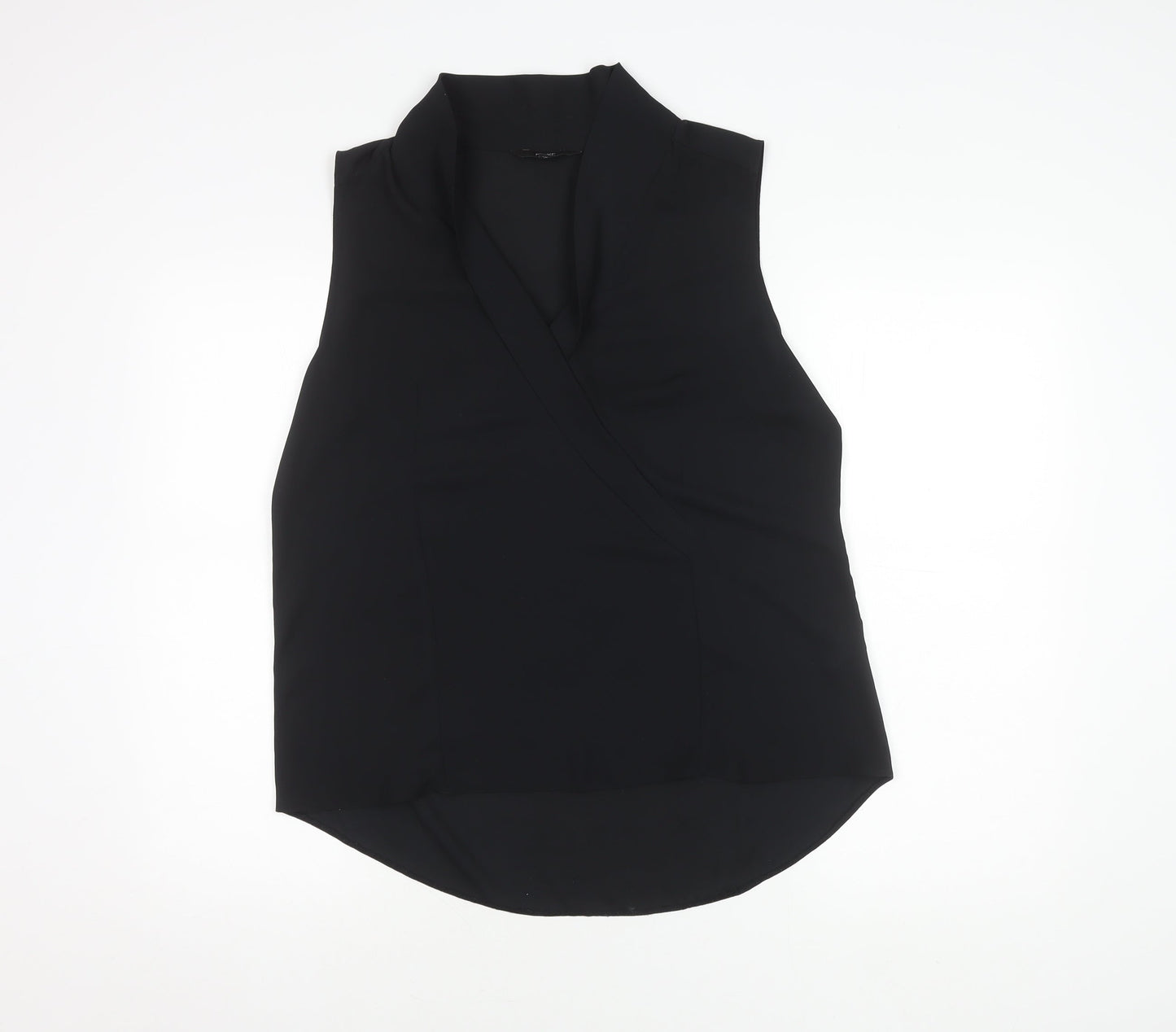 Next Women's Black V-Neck Sleeveless Top Size 16