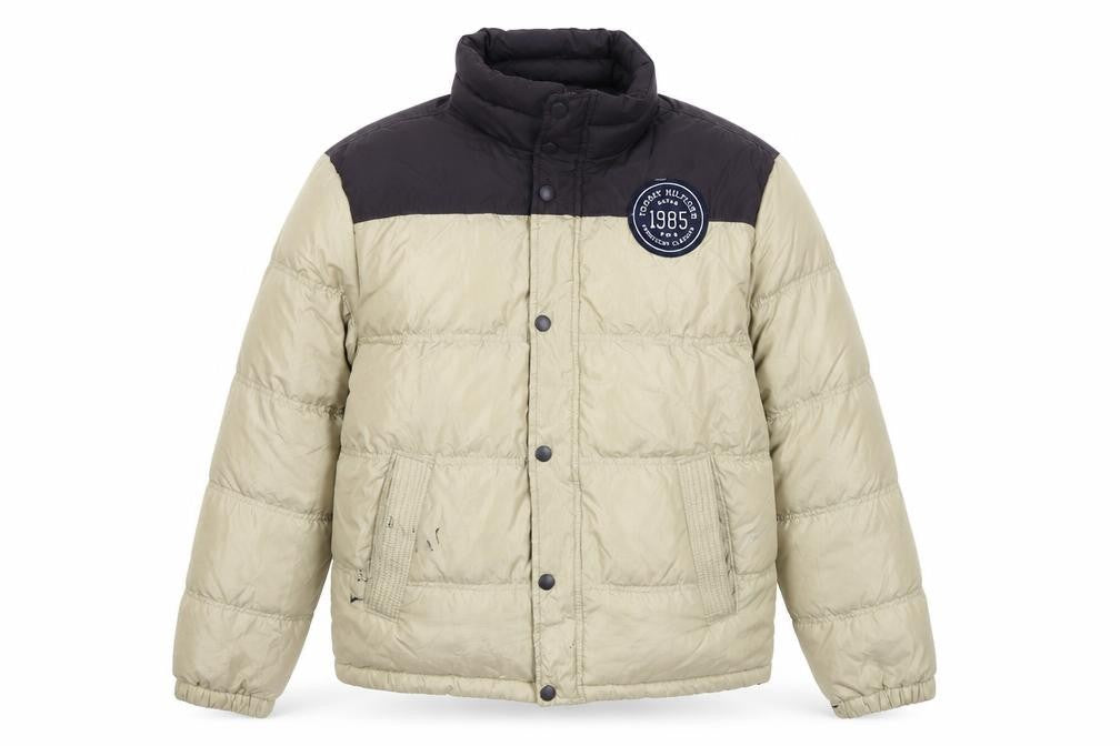Tommy Hilfiger Reversible Men’s Beige XL Puffer Jacket