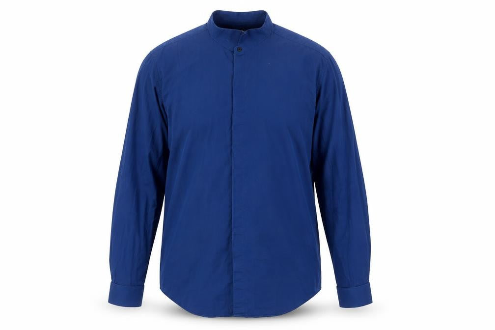 Zara Man Men's Blue XL Slim Fit Button-Up Shirt