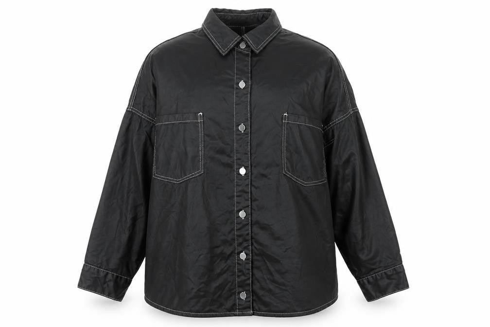 PrettyLittleThing Women's Black Size 8 Casual Jacket