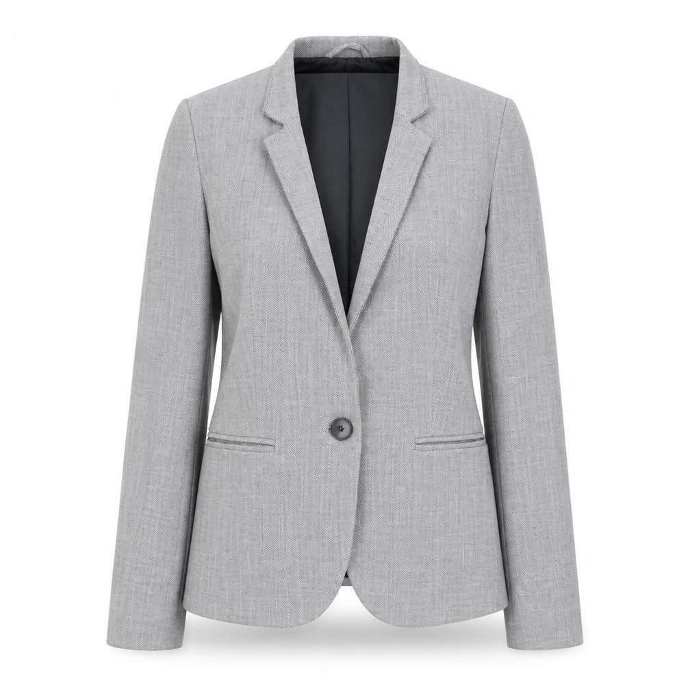 Zara Basic Women's Grey Blazer, Size 6, Business Casual