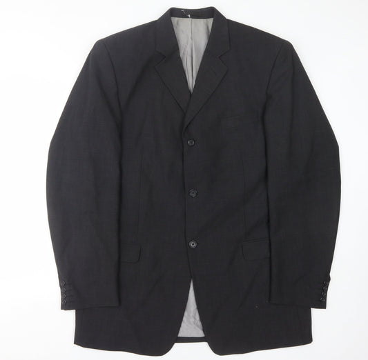 Kartel Men's Black Blazer Jacket Formal 44XL