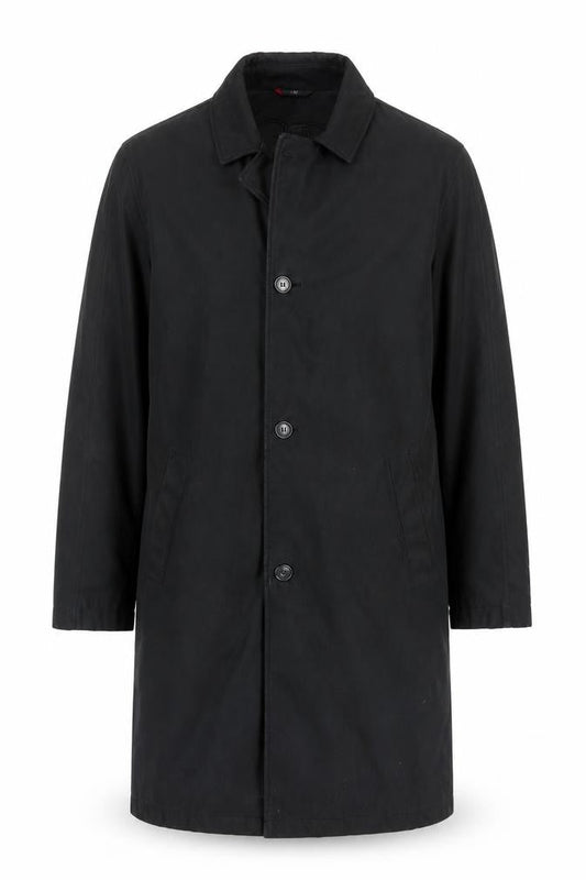 Ciro Citterio Men's Black Medium Overcoat