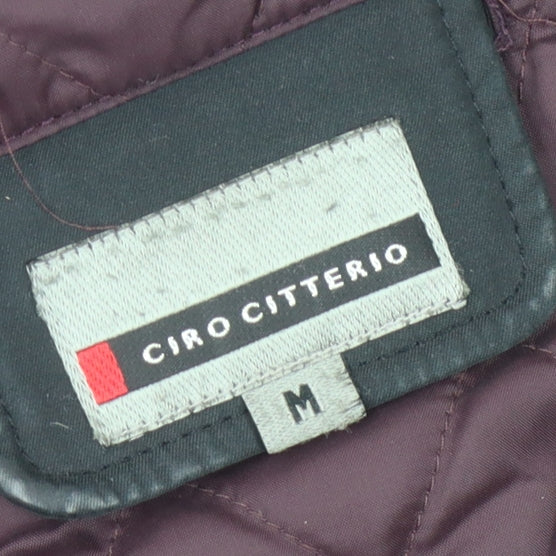 Ciro Citterio Men's Black Medium Overcoat